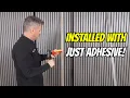 Installing Wall Panels with Just Adhesive Transformation 3C Multi-Use