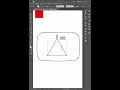 how to design youtube 3d play button in Adobe illustrator