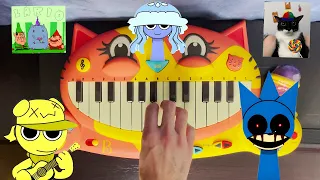 INCREDIBOX SPRUNKI RETAKE BONUS THEMES ON A CAT PIANO