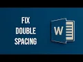 How to Fix Double Spacing in Word Stop the Extra Line Space