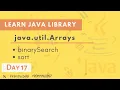 Day 17 Arrays java util Arrays Live Class