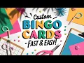 How to Make Custom Bingo Cards for Your Next Event - Fast Easy