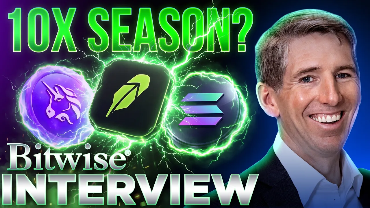 Is 10X Season Here?🔥Bitwise Matt Hougan INTERVIEW