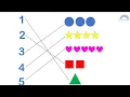 Match Numbers 1 to 5 Learn Numbers Counting worksheet