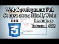 Lecture 3 Web Development CSS Internal CSS