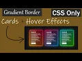 Creative CSS Gradient Border Cards