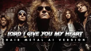 lord i give you my heart 90 s hair metal version ai worship 