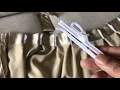 How to use adjustable curtain hooks How to hang curtains with adjustable hooks DIY with steps