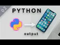 python Sinhala ict output lesson 2