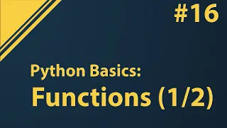 Python Tutorial How to use functions in python Part 1
