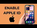 How To Enable Apple ID Account