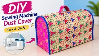 DIY Sewing Machine Cover from Waste Fabric | Easy & Useful