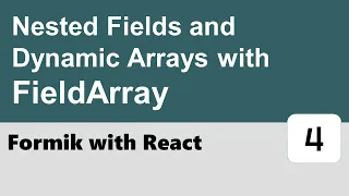 Formik with React - Nested Fields and Dynamic Arrays with FieldArray