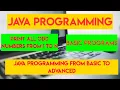 Java Program To Print All Odd Numbers From 1 To N Print Odd Numbers From 1 To Infinity Java