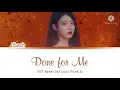 Download Lagu Punch (펀치) - 'Done for Me' (Hotel Del Luna OST Part 12) Lyrics