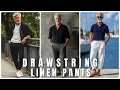 10 Ways to Style Drawstring Linen Pants That Make Older Men Look Effortlessly Elegant