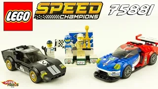 LEGO Speed Champions Ford GT40 1966 GT 2016 Speed Build 75881 Review Super Héros et Compagnie