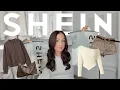 SHEIN TRY ON HAUL WINTER 2025 knitwear cardigans shorts accessories