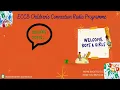 ECCB Children s Connection Radio Programme - February 8 2026