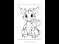 Coloring Pages Dragon Vol 6 - Dragon at Work Your Creative Escape Awaits