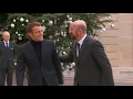 Download Lagu Emmanuel Macron welcomes Charles Michel, President of the European Council | AFP