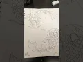 Drawing Pisces fish