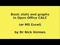 Simple stats in Calc Excel Part 1 Generating random data and basic statistics