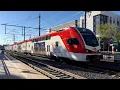 Speeding Electric Caltrain Bullet Train