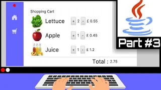 Shopping Cart Java Project Part Java OOP Project JavaFX Example Source Code Included