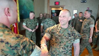 Promotion Ceremony for Master Gunnery Sergeant Full Ceremony by Zazen Media in Okinawa Japan