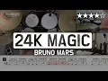 Lagu [Lv.15] 24K Magic - Bruno Mars (★★★★☆) Pop Drum Cover
