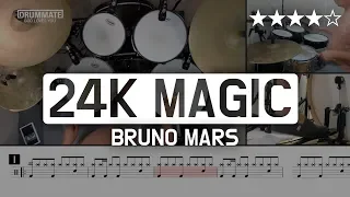 Download 085 | 24K Magic - Bruno Mars (★★★★☆) Pop Drum Cover MP3