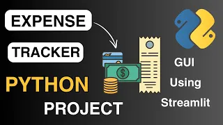 Expense Tracker Project in Python with Streamlit GUI Python Beginners Project HINDI
