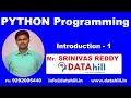 Python Programming 1 - DATAhill Solutions