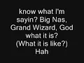 Nas - Memory Lane (Sittin' In Da Park) (lyrics)