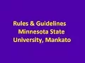 Rules Guidelines