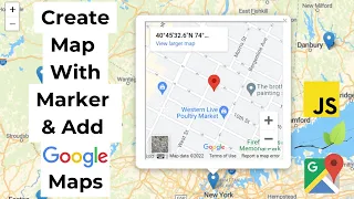 Create Map Leaflet With Marker Add Google Maps Using JavaScript