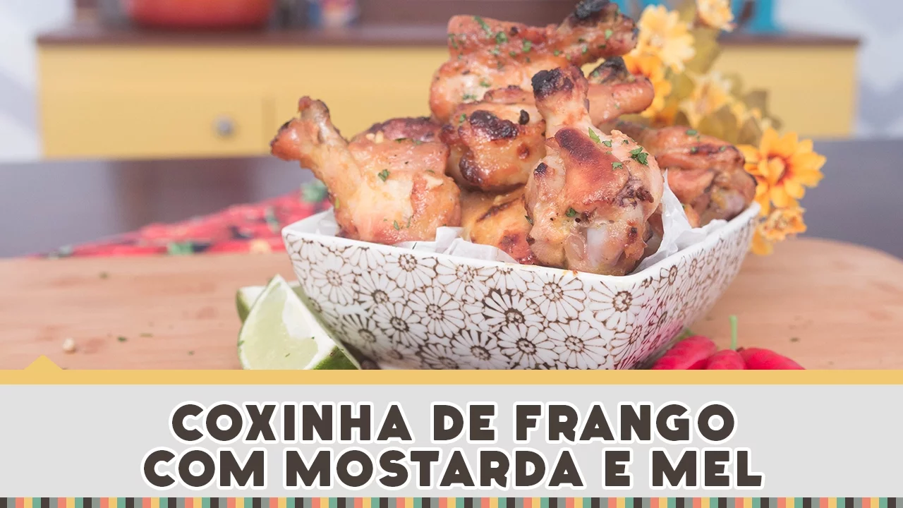 COXINHA DE FRANGO COM MOSTARDA E MEL RECEITAS DE MINUTO EXPRESS #168