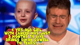 A 6-Year-Old Girl With Cancer Brings Simon Cowell to Tears Emotional AGT Audition