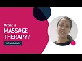 What is massage therapy