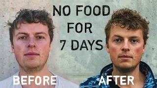 7 DAY WATER FAST – NO FOOD FOR A WEEK (Before & After)