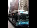 East harlem 125th street bound M15 select bus service via 1st avenue to 125th street in manhattan ne