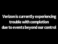 Verizon Long Distance Call Cannot Be Completed recording Long Distance - Trouble With Completion