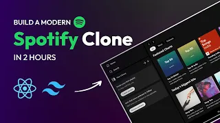 Create Spotify Clone Using React JS Tailwind CSS Build Complete Music Website In React 2024