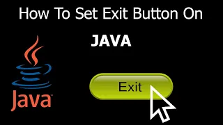 How To Set Exit Button On Java