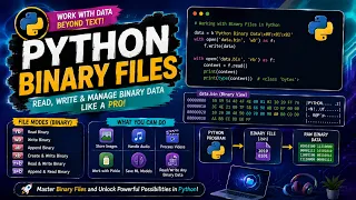 Python Binary Files Python Tutorials for Beginners 2025