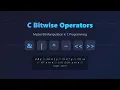 C Bitwise Operators Mastering Bit Manipulation for Beginners