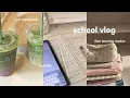 school vlog waking up at 6am daily routine school days studying