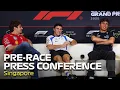 Download Lagu F1 Pre-Race Press Conference – Leclerc, Hadjar \u0026 Albon | Singapore GP 2025