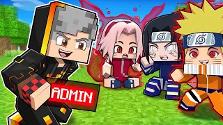 TRANSFORMING into MADARA UCHIHA(Naruto) in Minecraft!